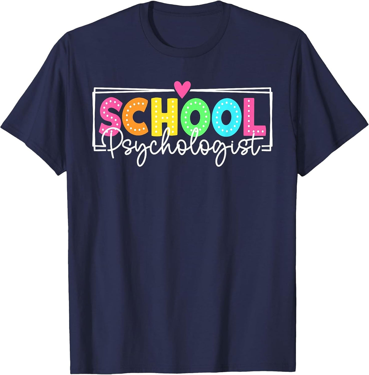 School Psychologist Back to School Teachers Students T-Shirt - Navy Blue