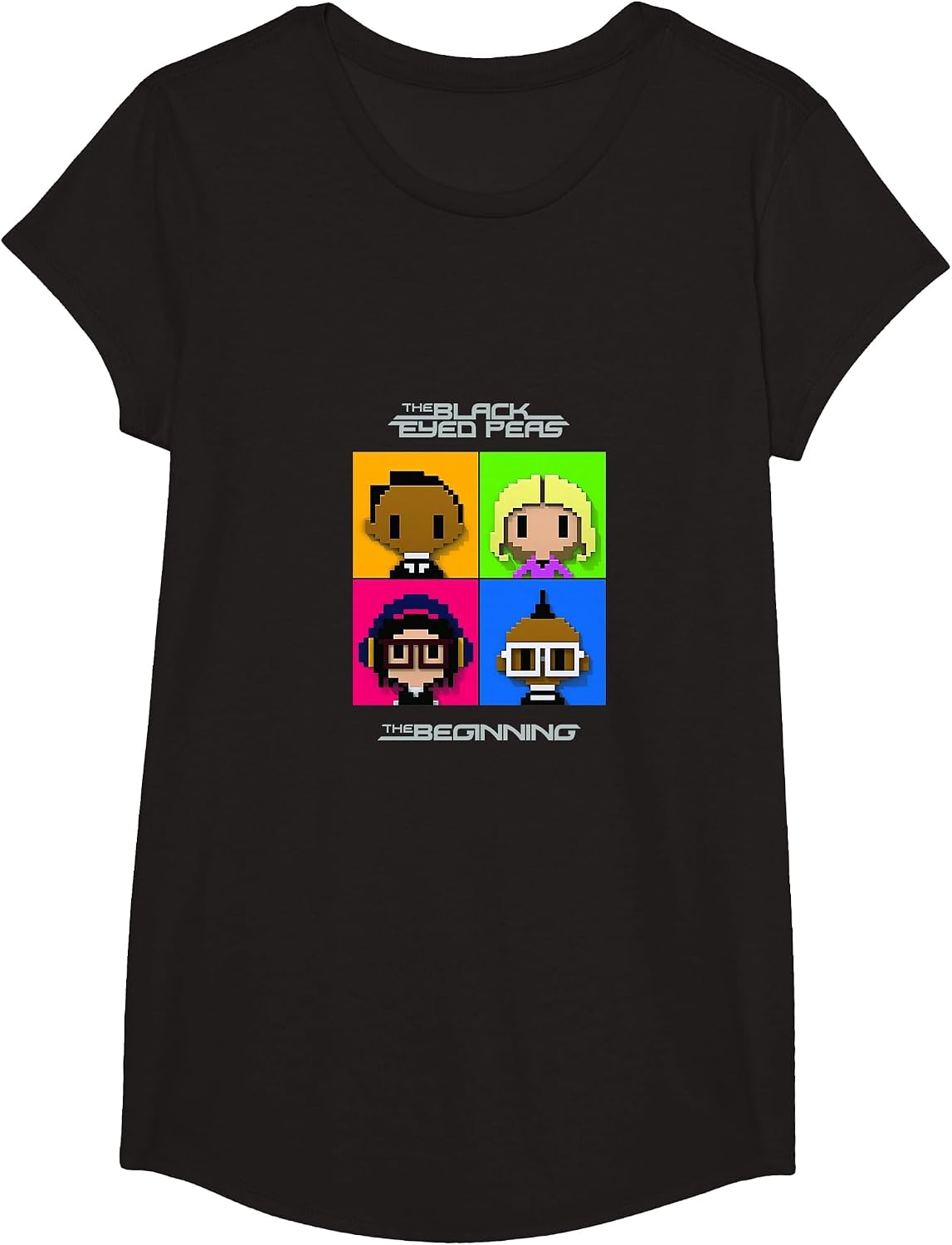 Black Eyed Peas - The Beginning Album T-Shirt - Girls Black