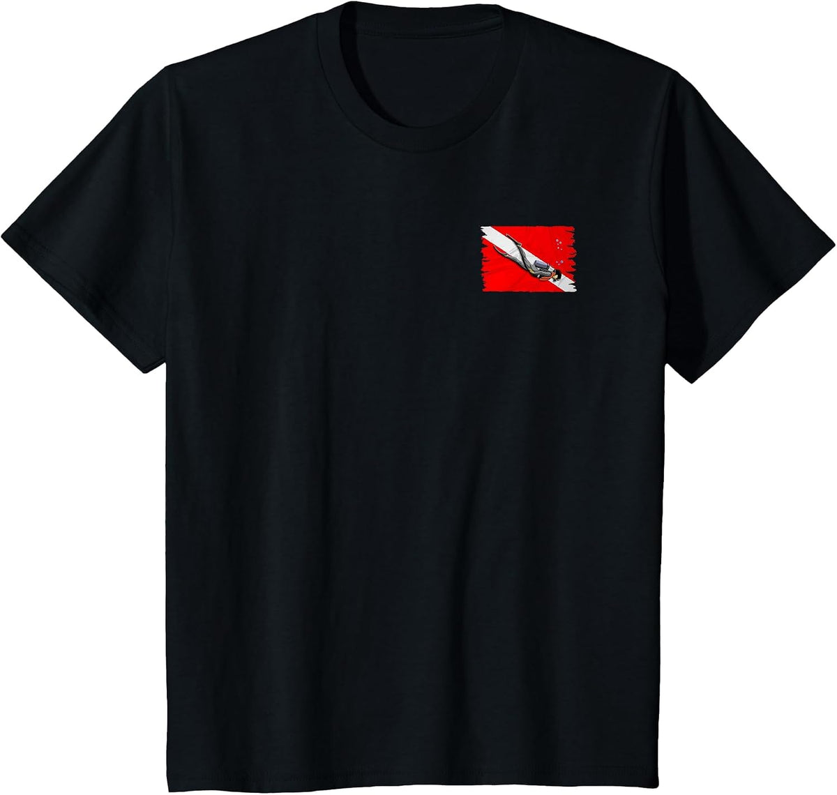 Scuba Dive St. Thomas Diving Snorkeling 2-Sided T-Shirt - Black