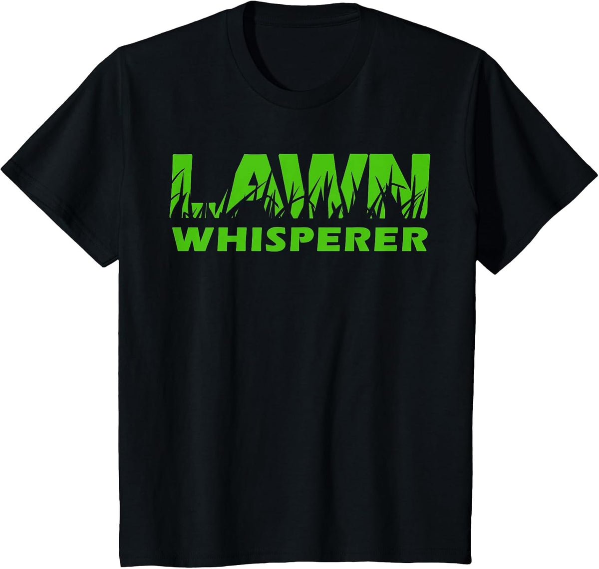 Lawn Whisperer Landscaping Yard Work T-Shirt T-Shirt - Black
