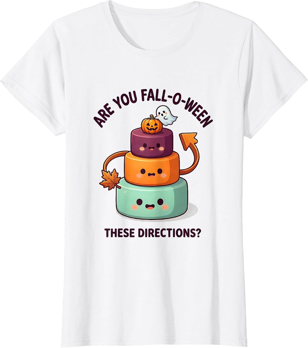 Are You Fall-O-Ween These Directions Cute Kawaii Teacher T-Shirt - White