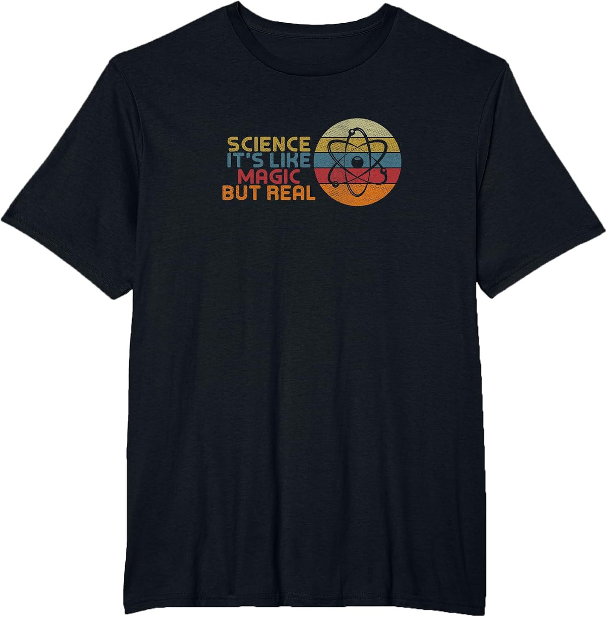 Periodic Table Student Science its Like Magic but Real T-Shirt - Black