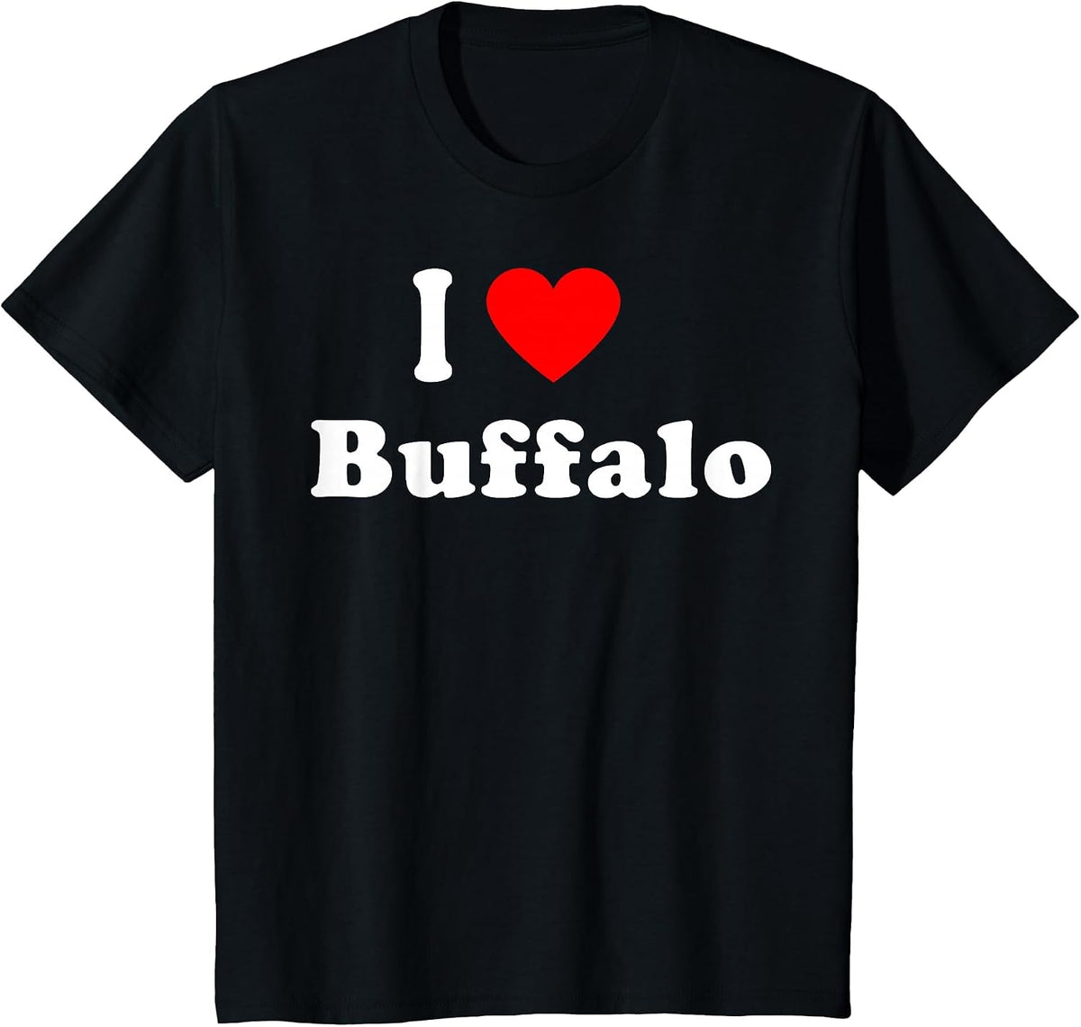 I Love Buffalo City NY Hometown Matching Classic T-Shirt - Black