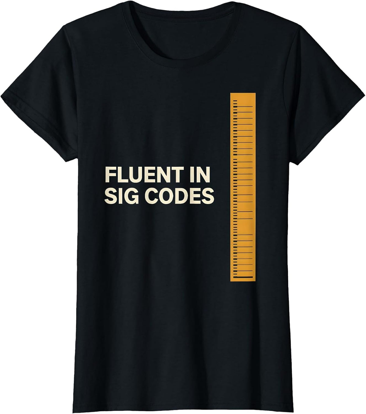 Fluent In Sig Codes Funny Pharmacy Tech Pharmacist Student T-Shirt - Black