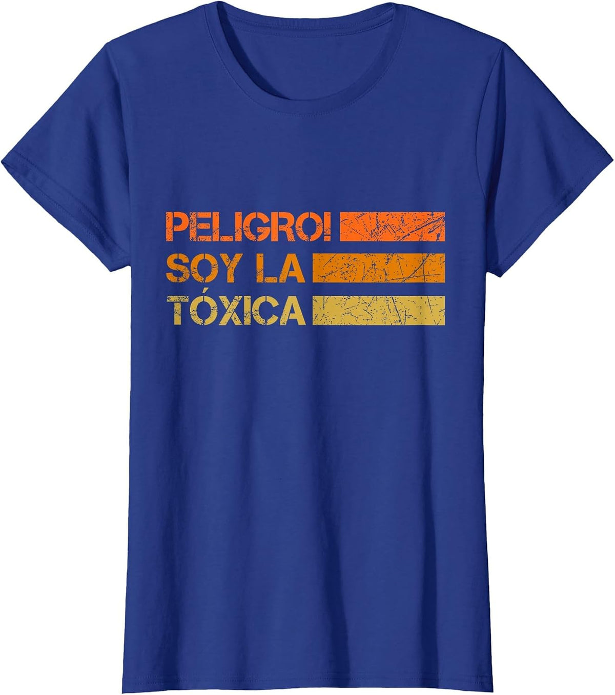 Peligro Soy La Toxica Spanish T-Shirt - Royal Blue