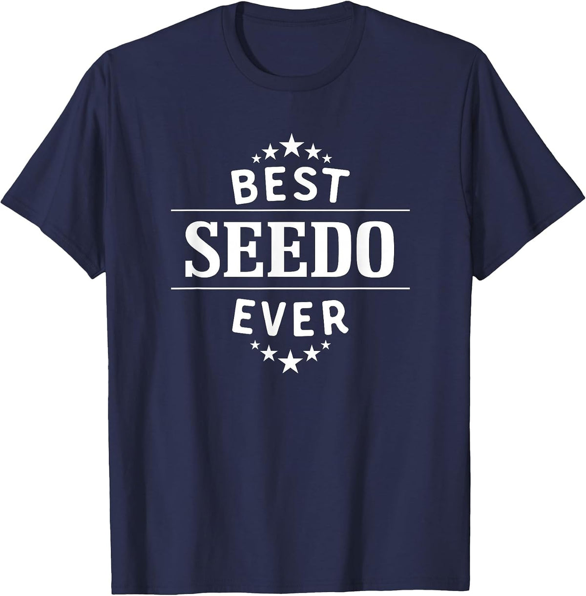 Best Seedo Ever Shirt for Arabic and Palestinian Grandpa T-Shirt - Navy Blue