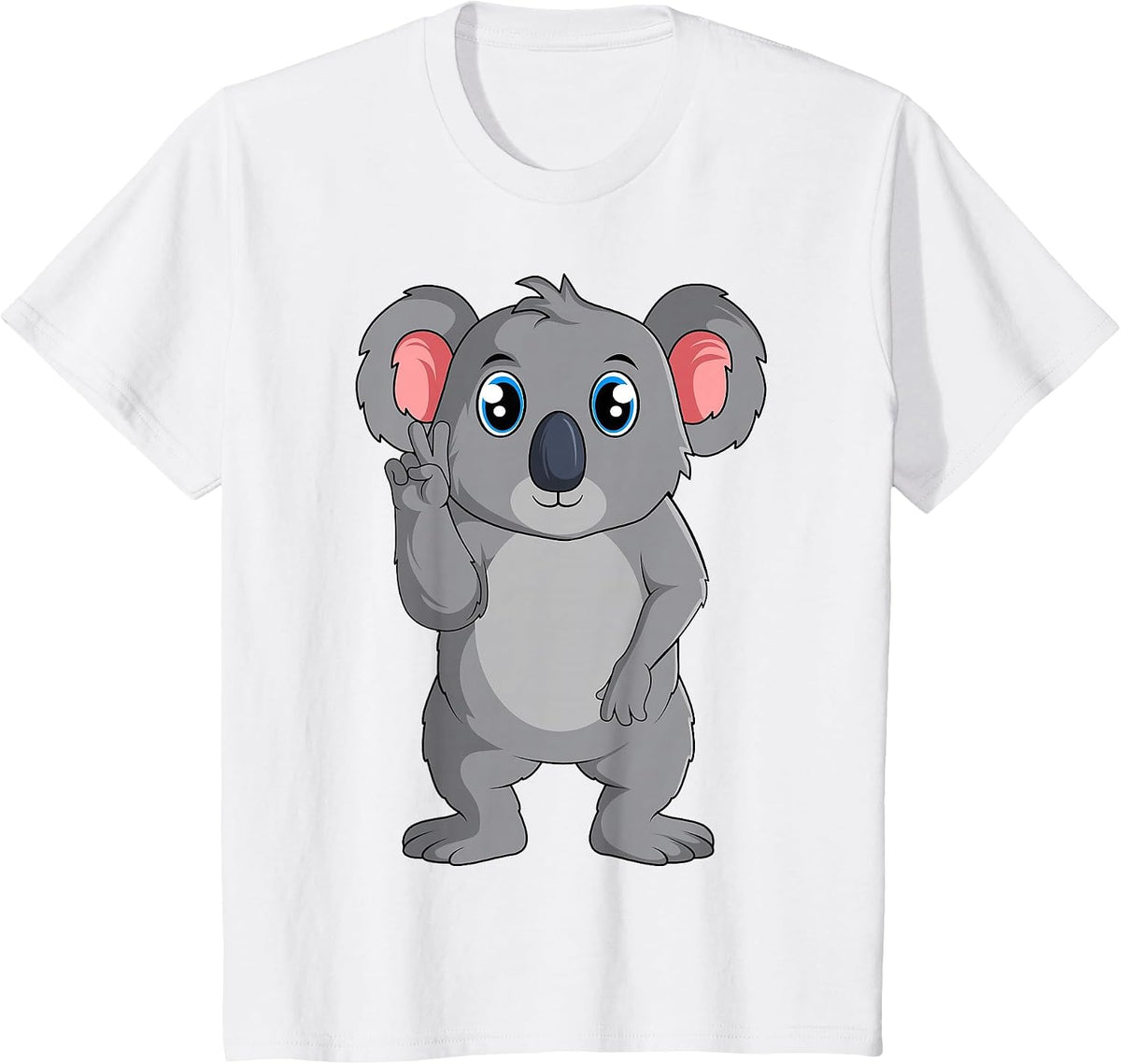 Koala Girls Boys Women Kids T-Shirt - White