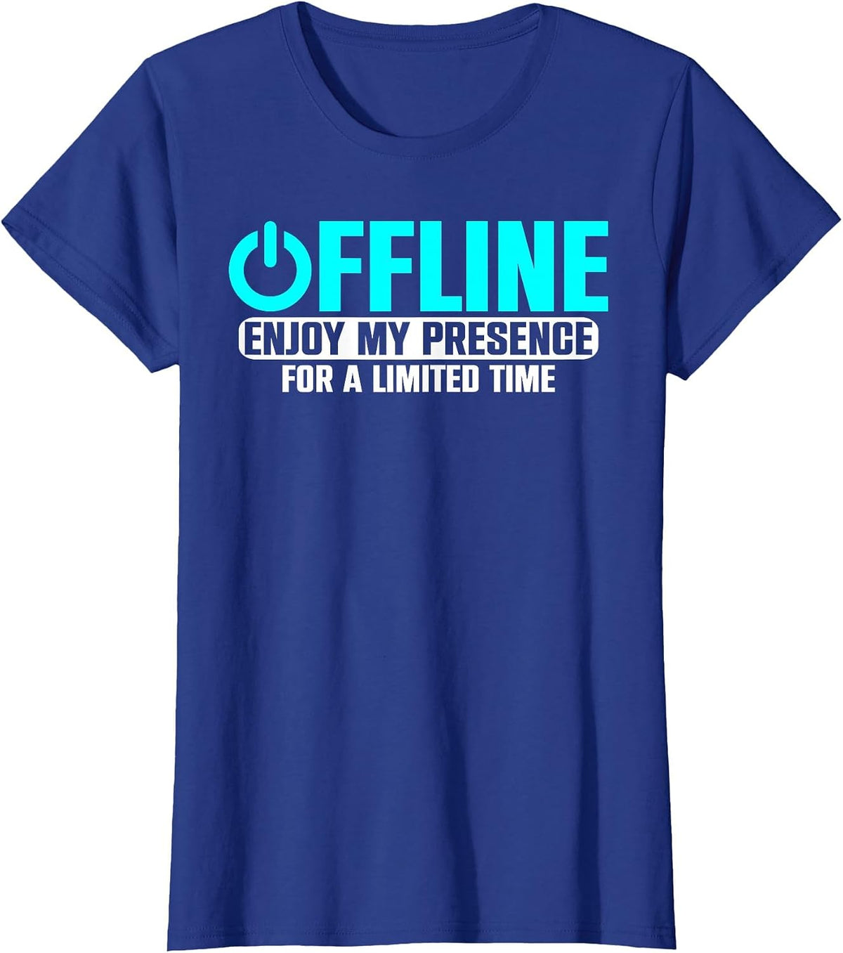 Offline Enjoy My Presence for A Time T-Shirt - Royal Blue