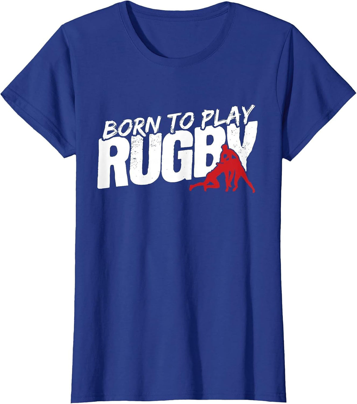 Born to Play Rugby T-Shirt - Royal Blue