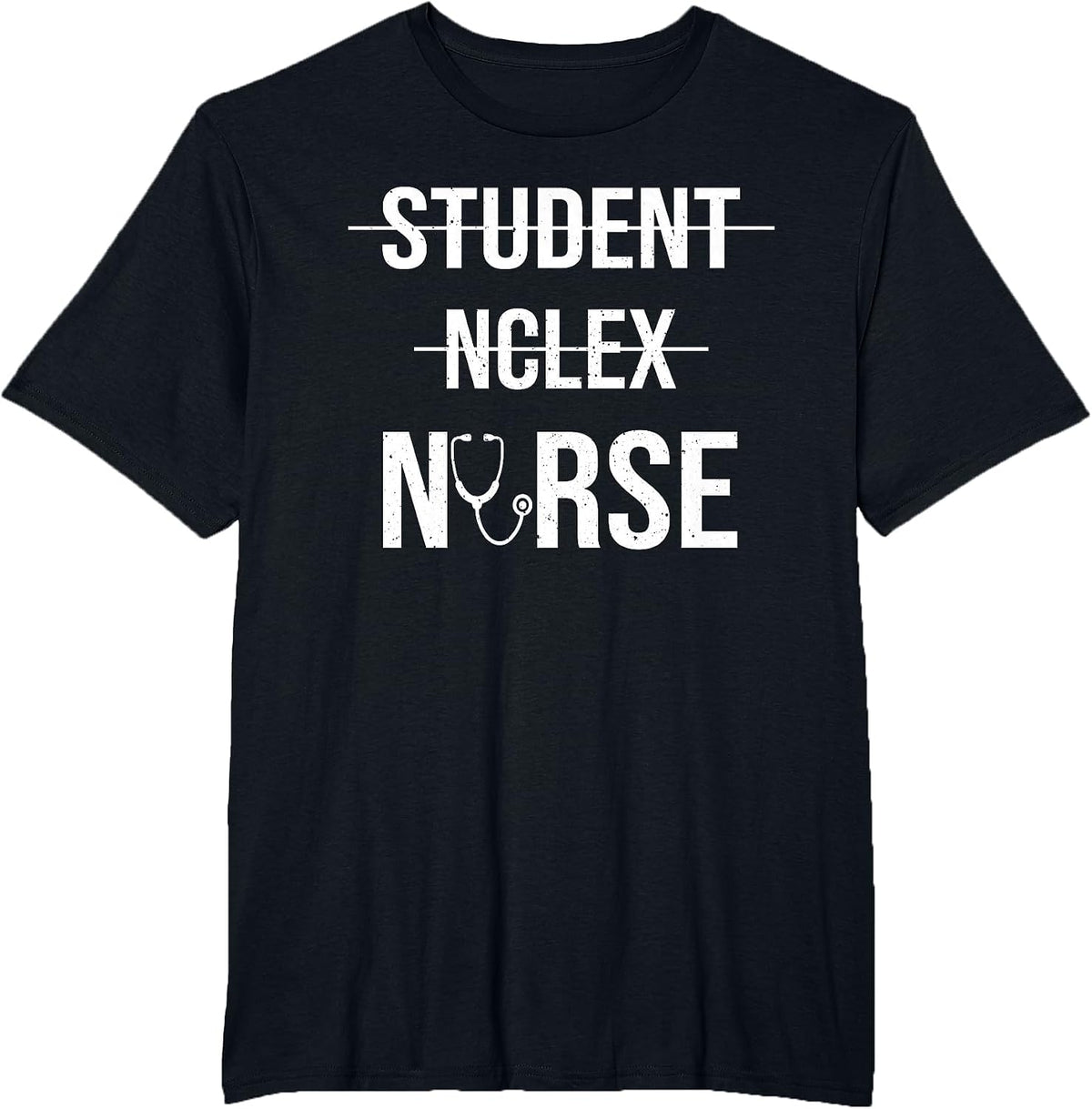 Student NCLEX Nurse Great Nursing Students NCLEX Graduation T-Shirt - Black