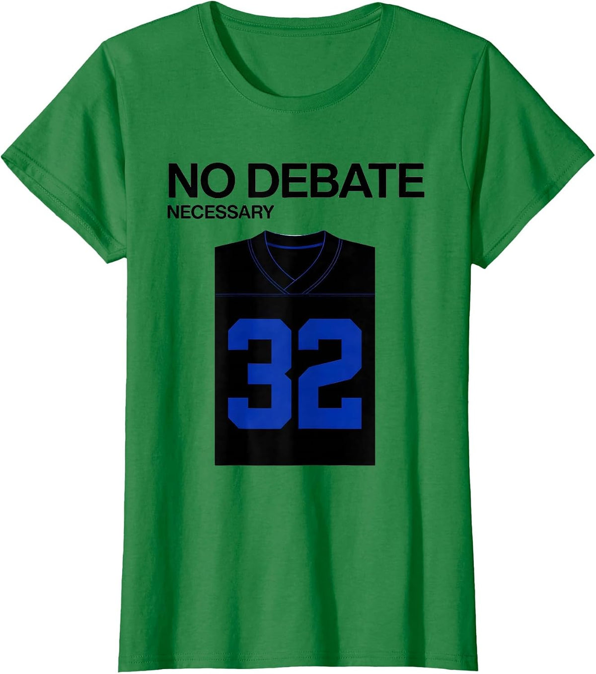 Women's No Debate Necessary GOAT Basketball Legend Tribute Sports T-Shirt - Kelly Green