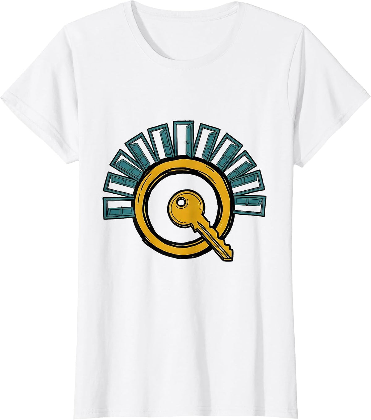 Keyring Of Keys School Staff Appreciation Gift T-Shirt - White
