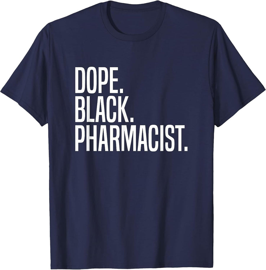Dope Black Pharmacist T-Shirt - Navy Blue