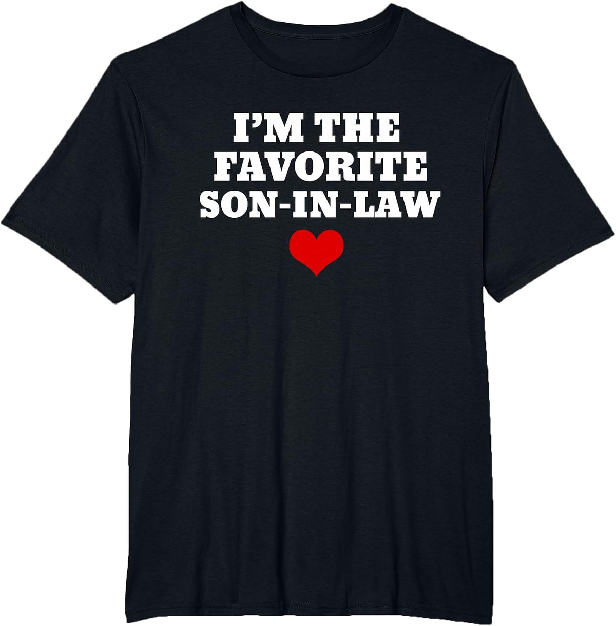 Favorite Son-in-Law from Mother-in-Law T-Shirt - Black