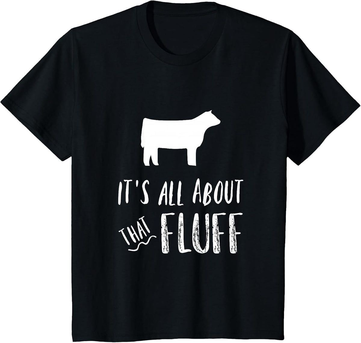 Funny Cow Showing T-Shirt - Black