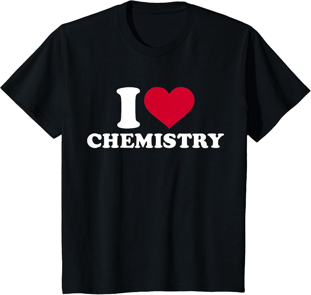 I Love Chemistry T-Shirt - Black