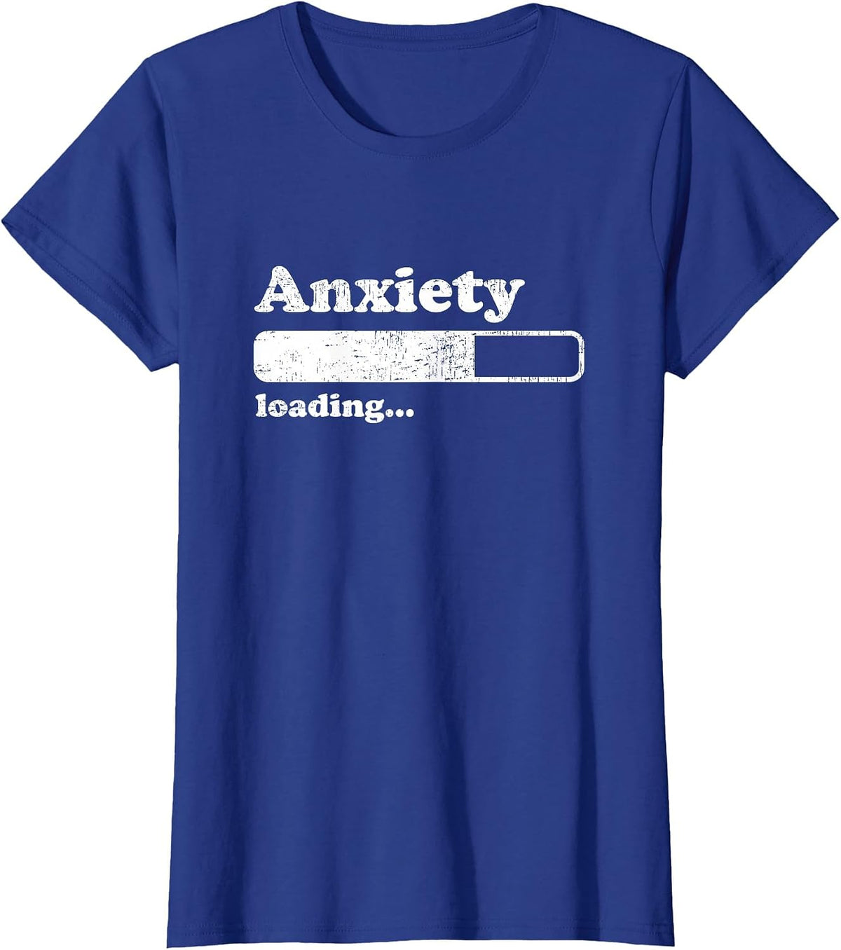 Funny Anxiety Shirts Introvert Social Anxiety T-Shirt - Royal Blue