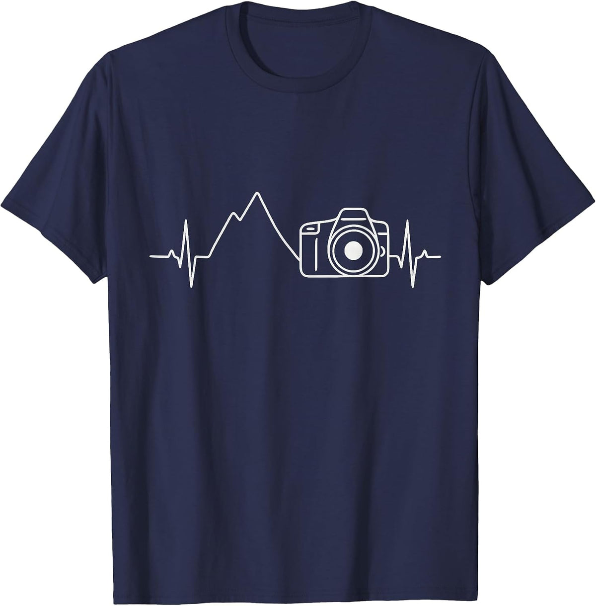 Photographer Design for Photography Lover Photographing T-Shirt - Navy Blue
