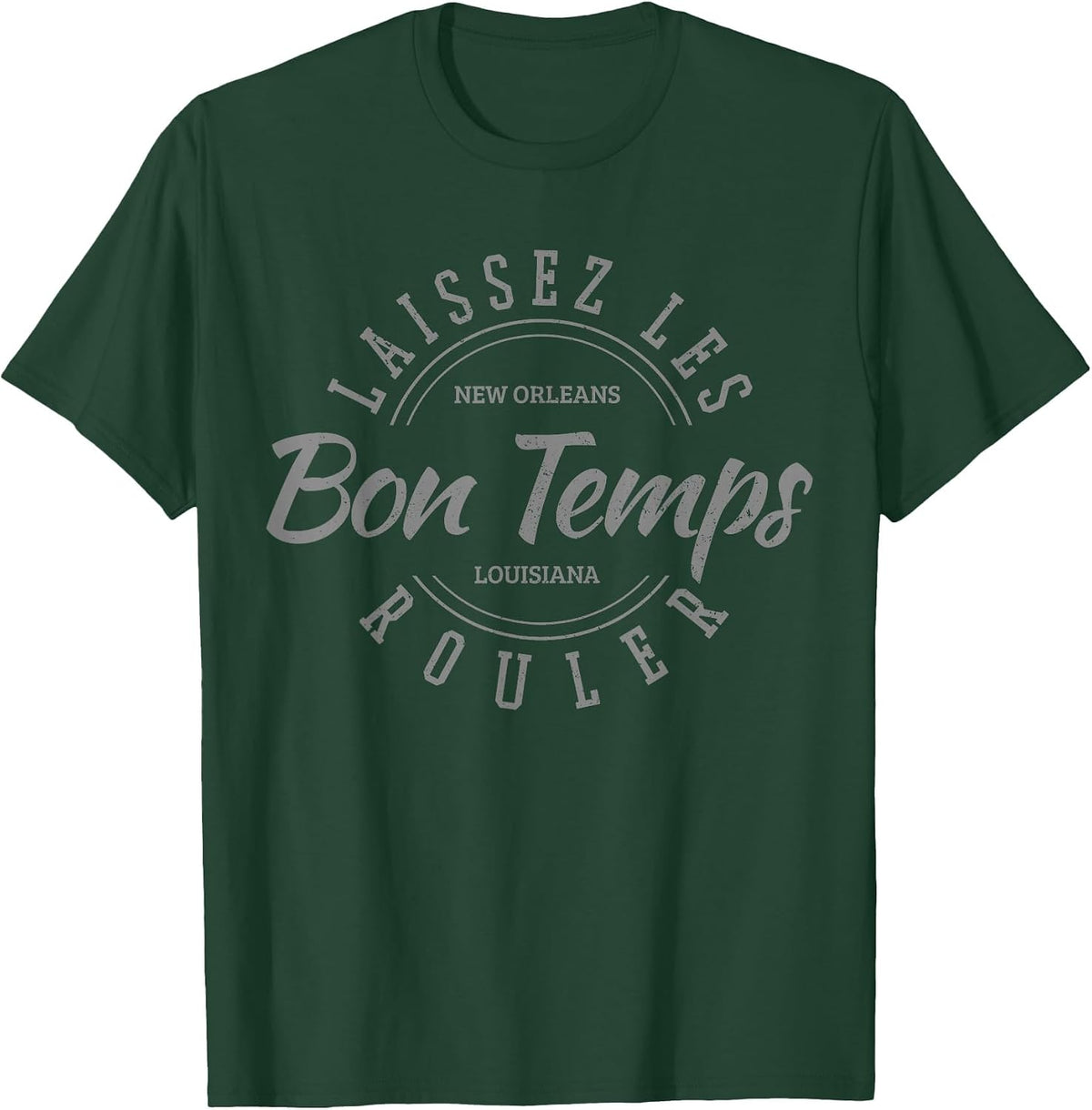 New Orleans Louisiana Mardi Gras USA Souvenir T-Shirt - Dark Green