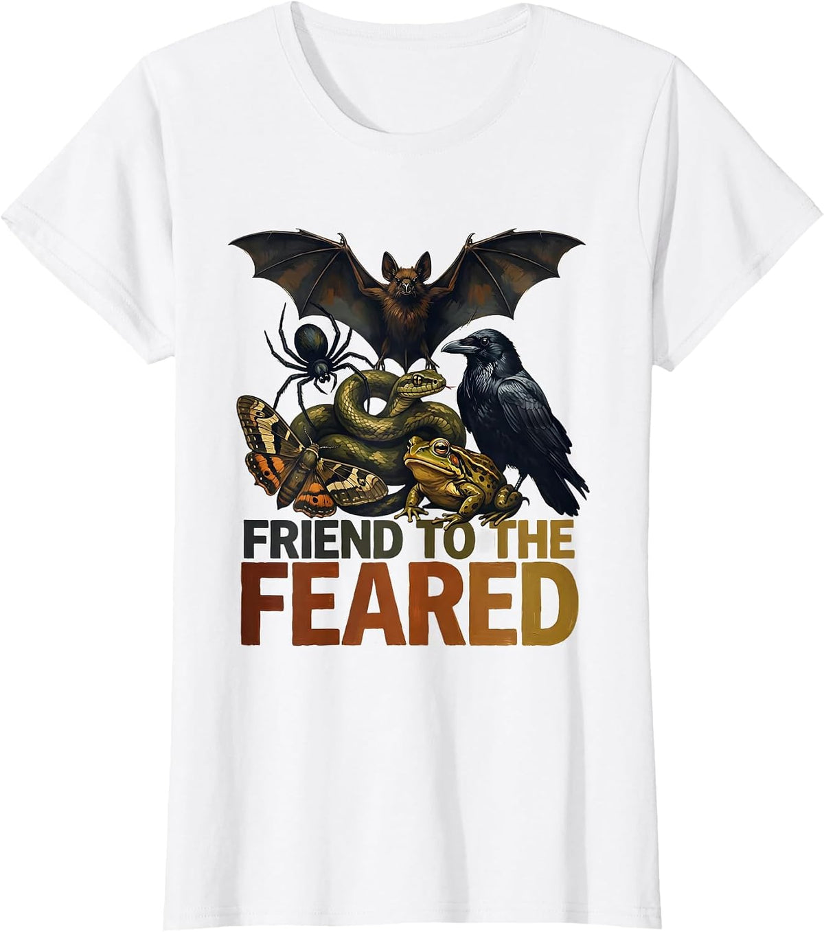 Women's Friend To The Feared Sentimental Misunderstood Creatures T-Shirt - White