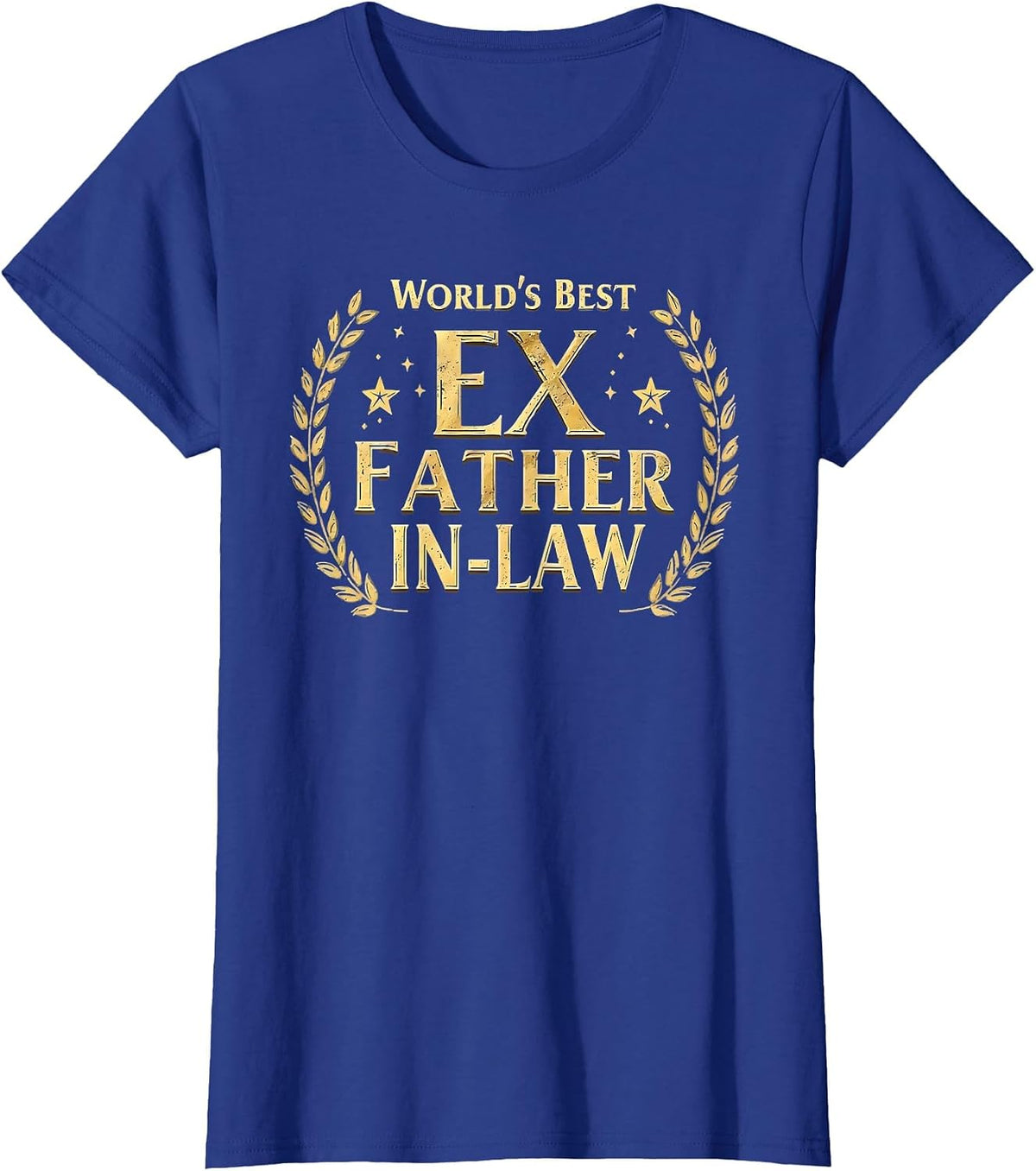 World's Best Ex Father-in-Law T-Shirt - Royal Blue