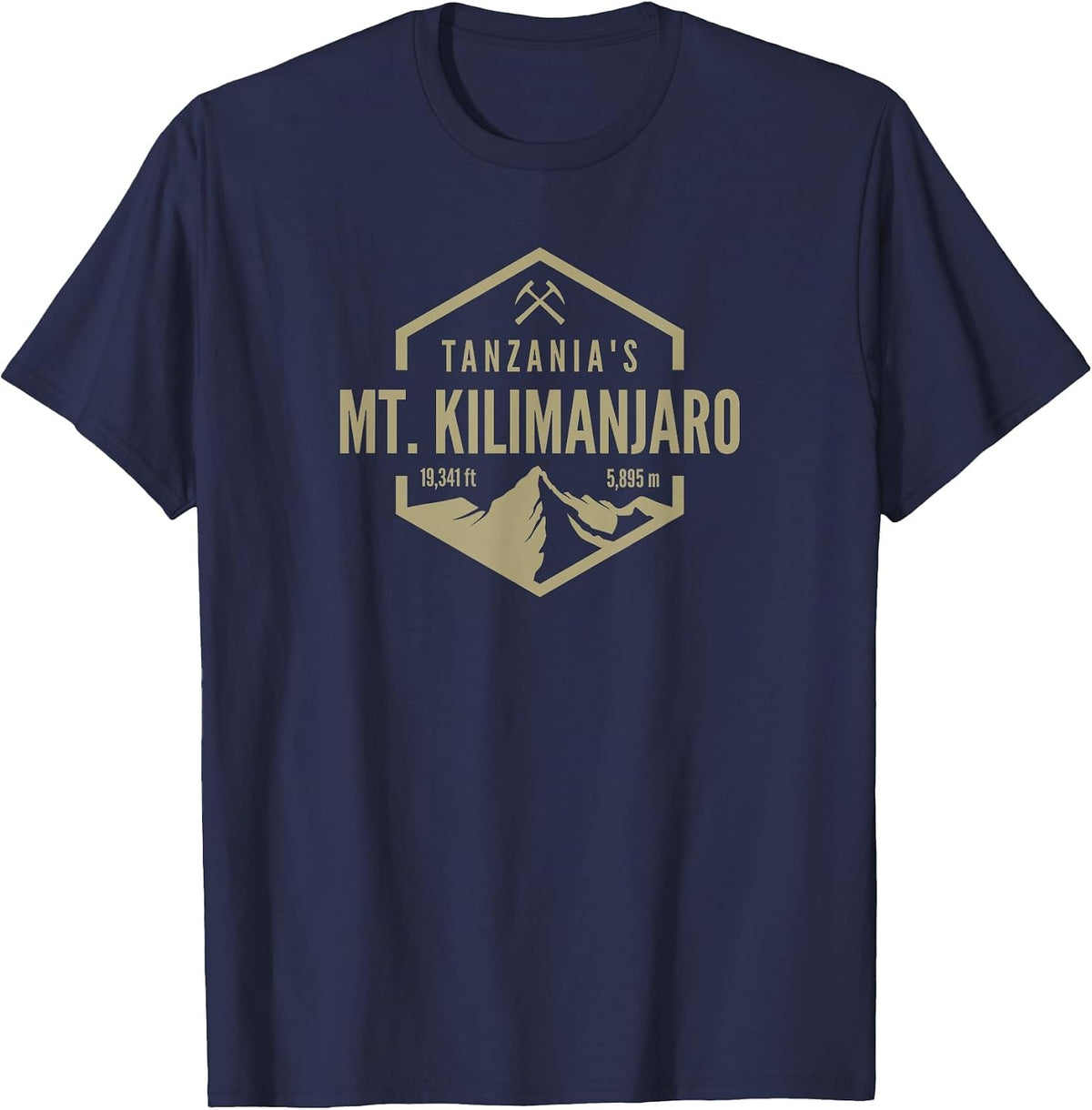 Tanzania Mt. Kilimanjaro T-Shirt - Navy Blue