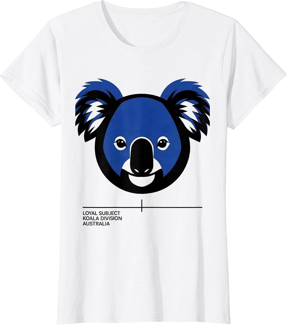 Women's Loyal Subject Koala Division Australia Travel Souvenir T-Shirt - White