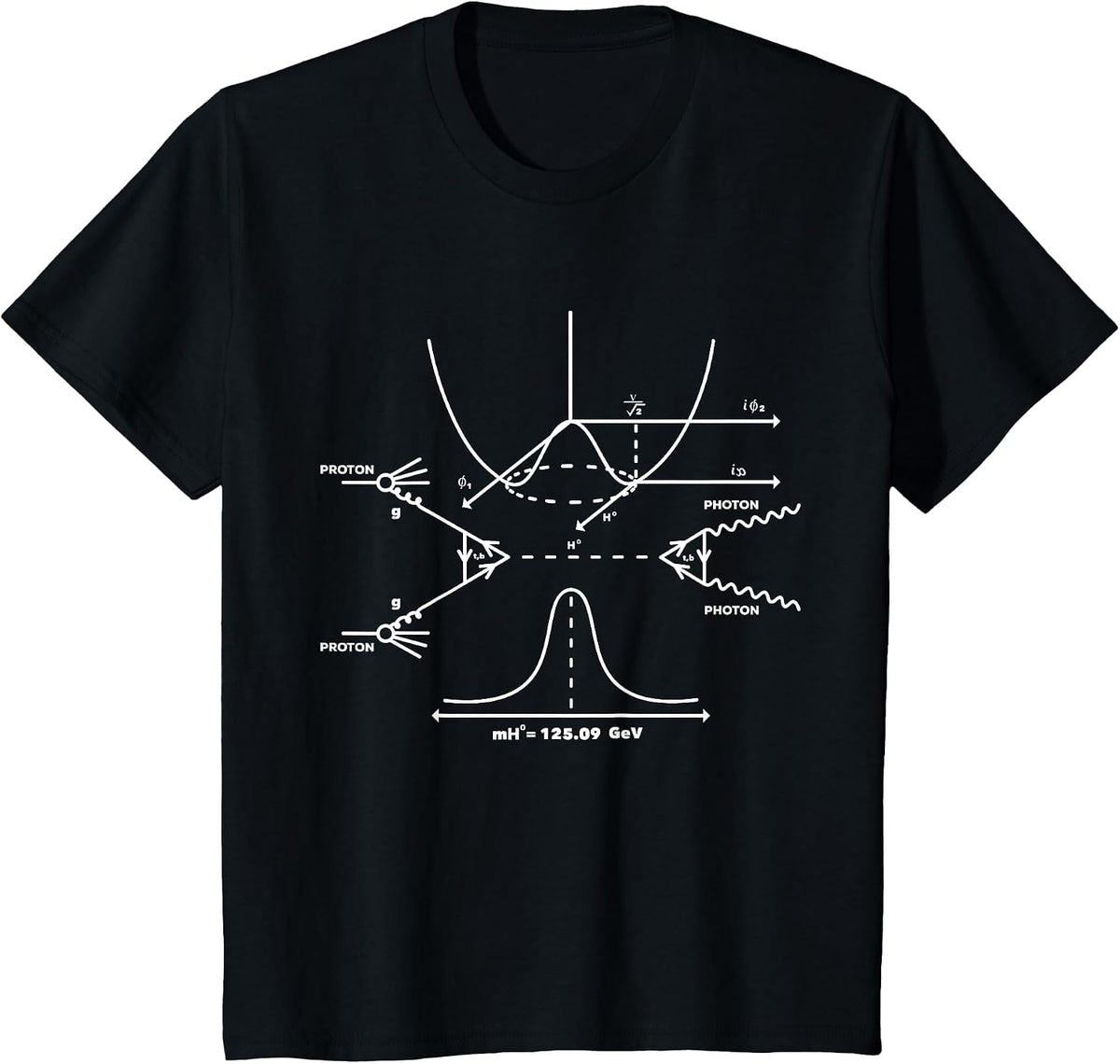 Physics Photon Double Slit Interference Astrophysicist T-Shirt - Black