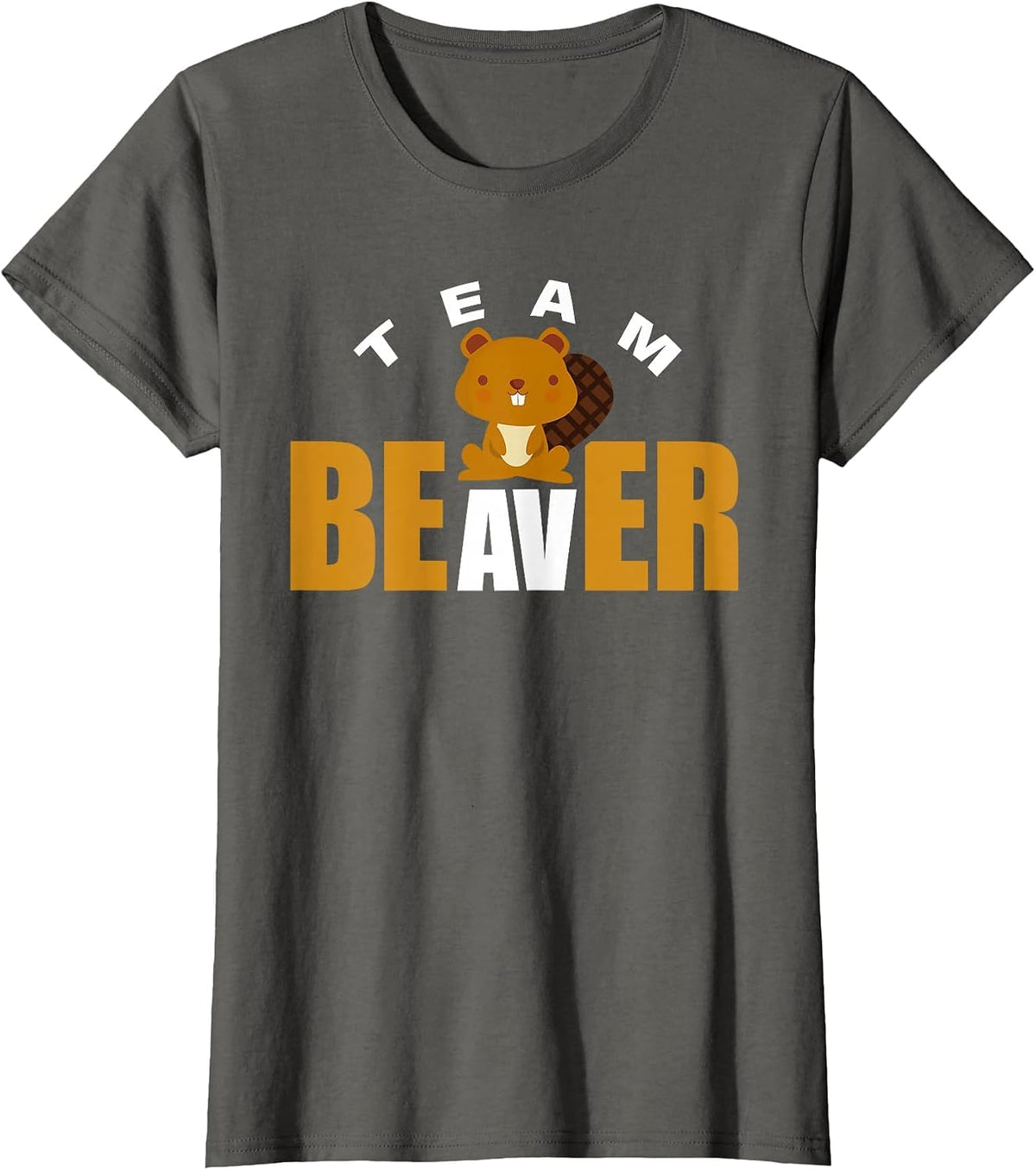 Team Beaver T-Shirt - Asphalt Grey