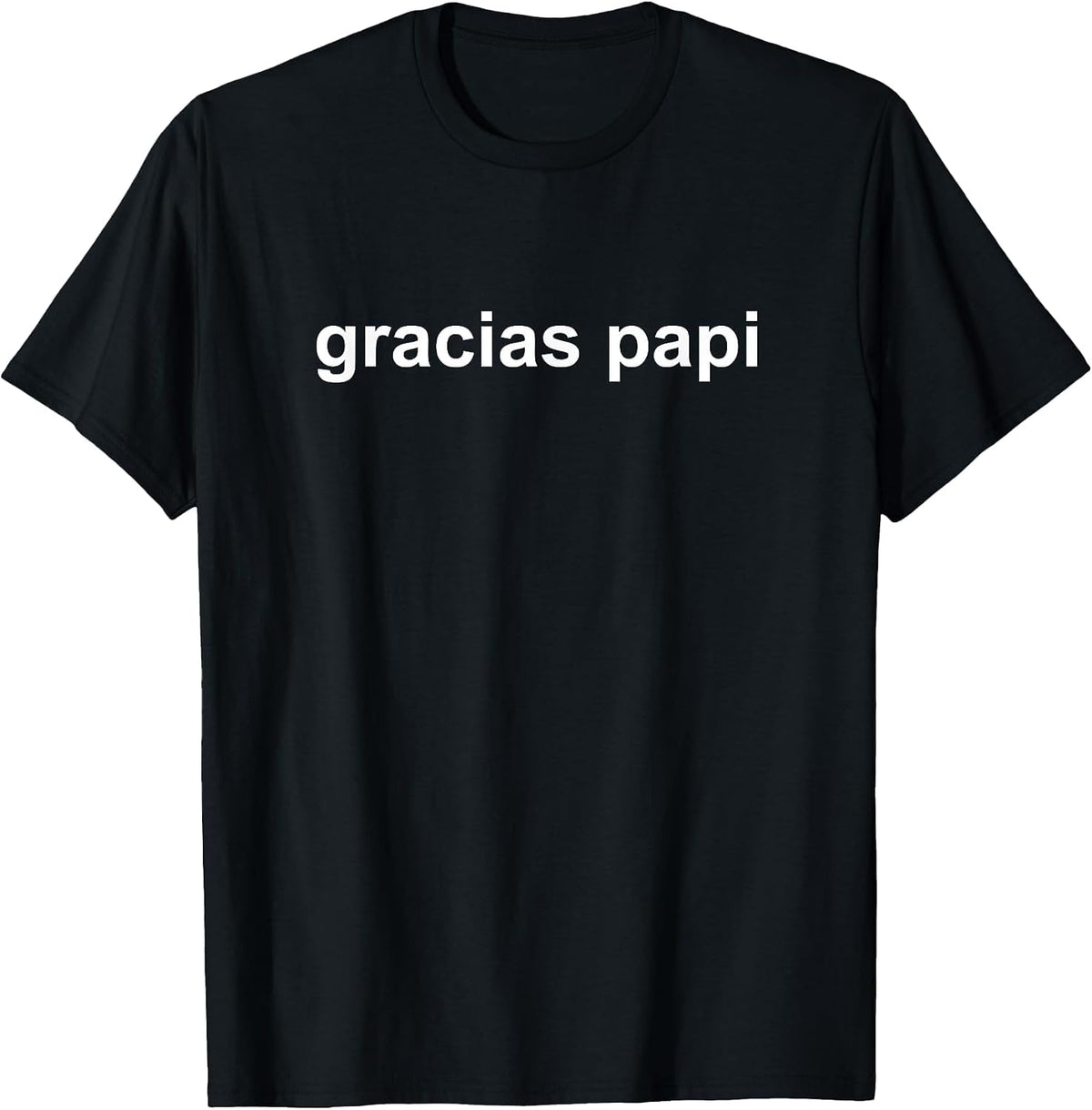 Gracias Papi Zesty Gym Meme Workout Funny T-Shirt - Black