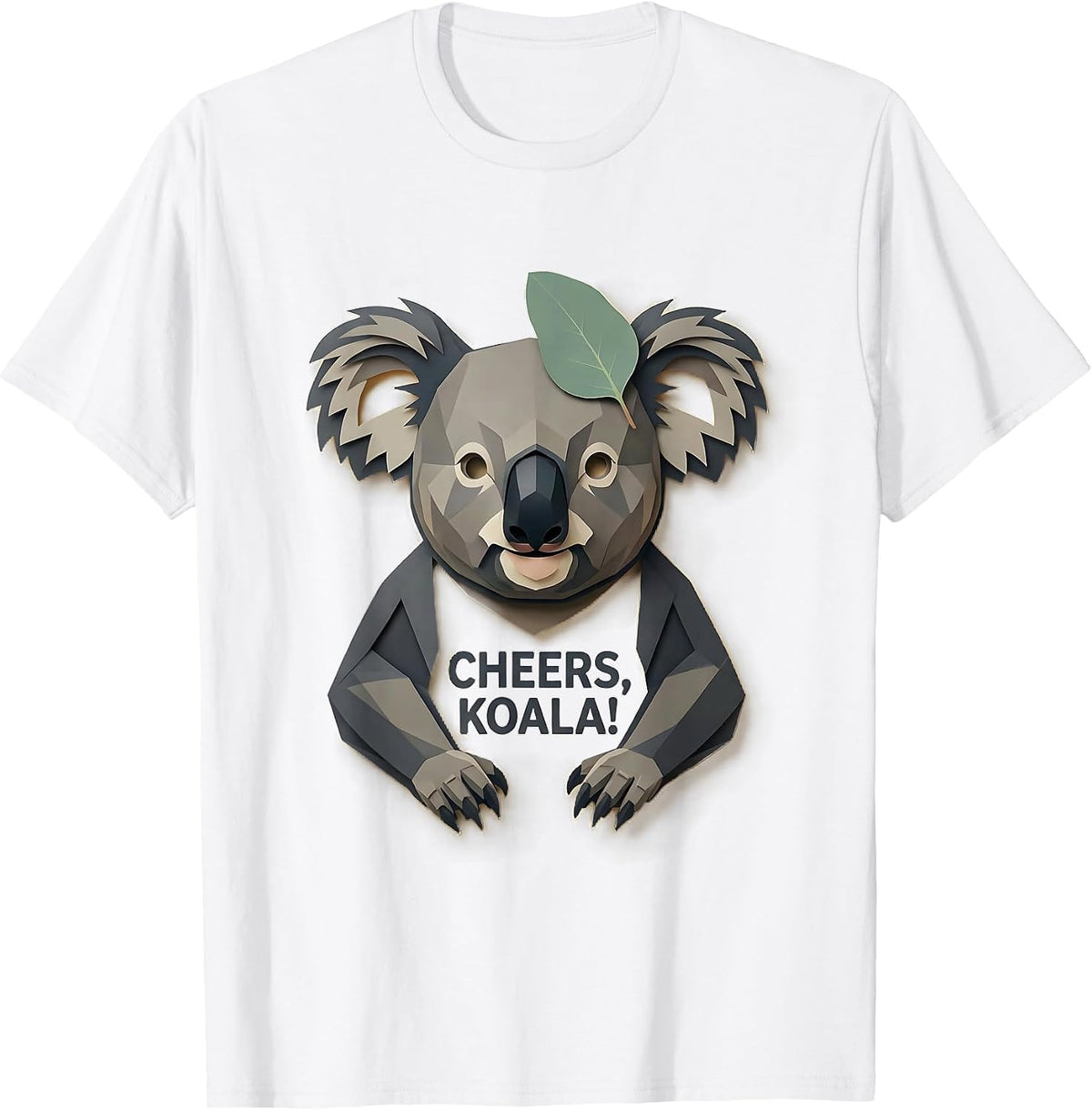 Men's Cheers, Koala! Funny Australia Koala Animal Lover Souvenir T-Shirt - White