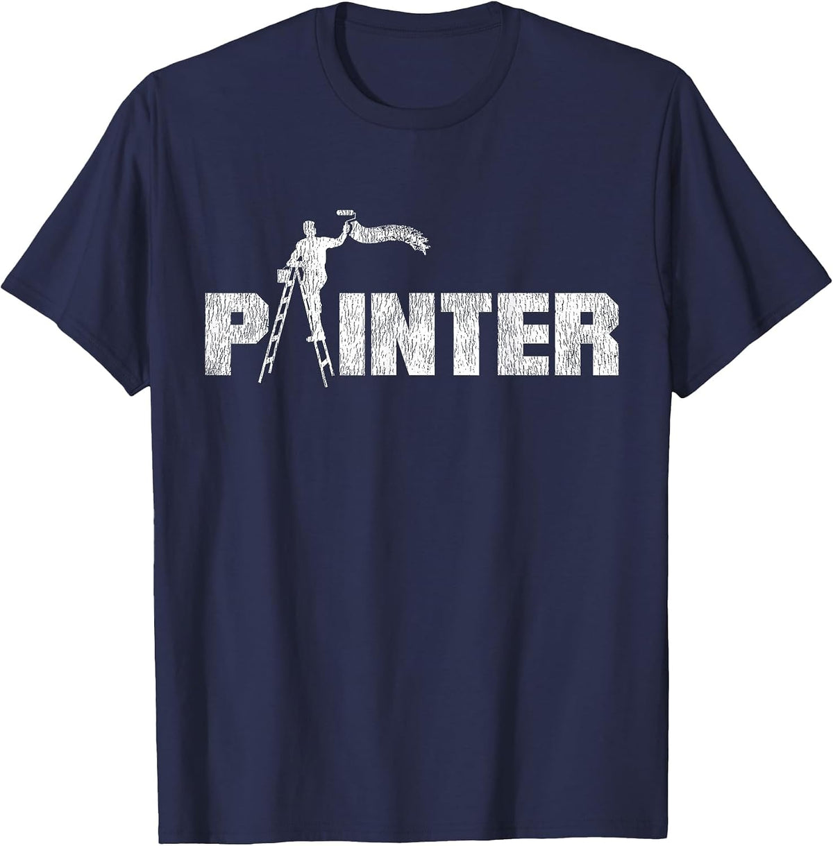 House Painter Decorator Painter T-Shirt - Navy Blue