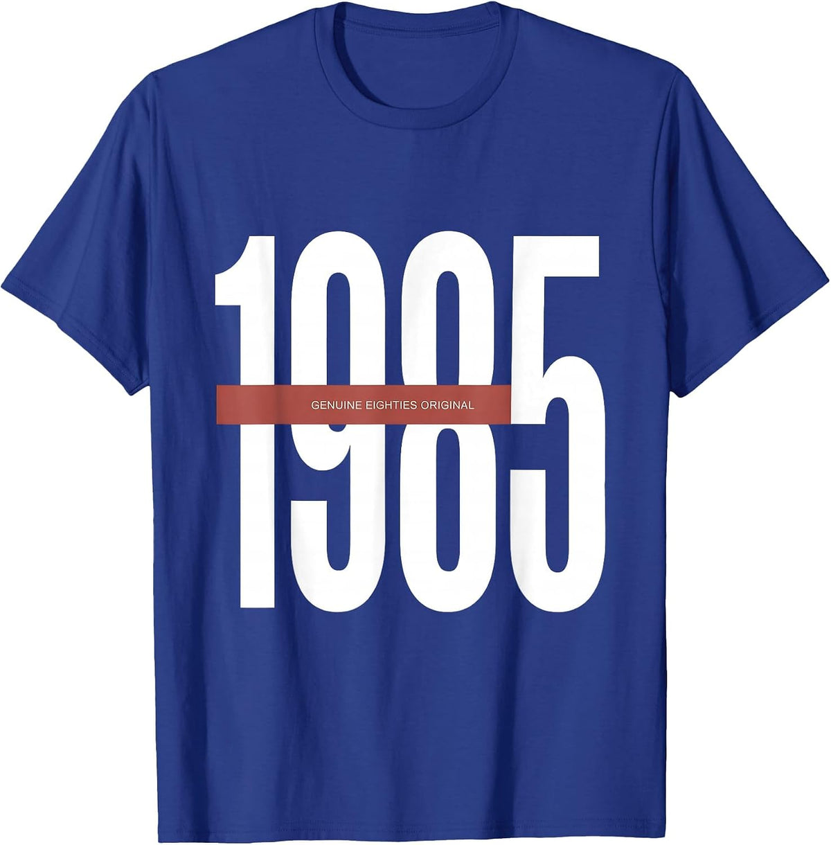 1985 Genuine Eighties Original Retro Design T-Shirt - Royal Blue
