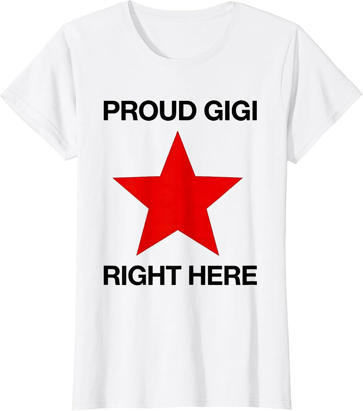 Proud Gigi Grandma Gift Design T-Shirt - White
