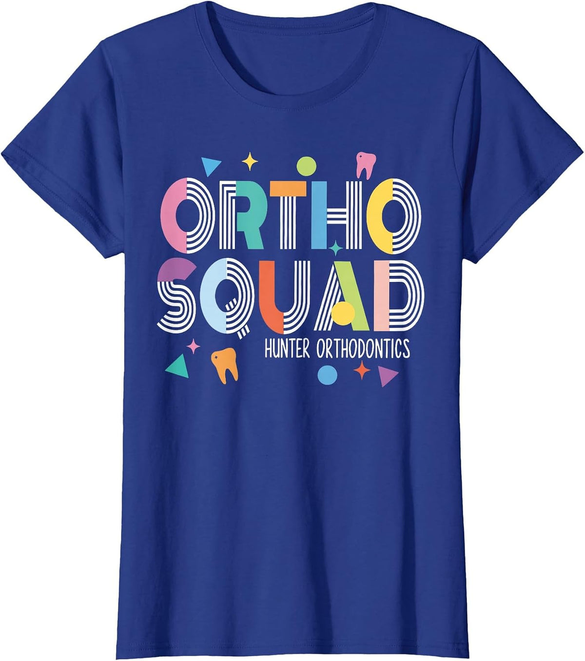 Ortho Squad Orthodontic Assistant Dental Assistant Doctor T-Shirt - Royal Blue