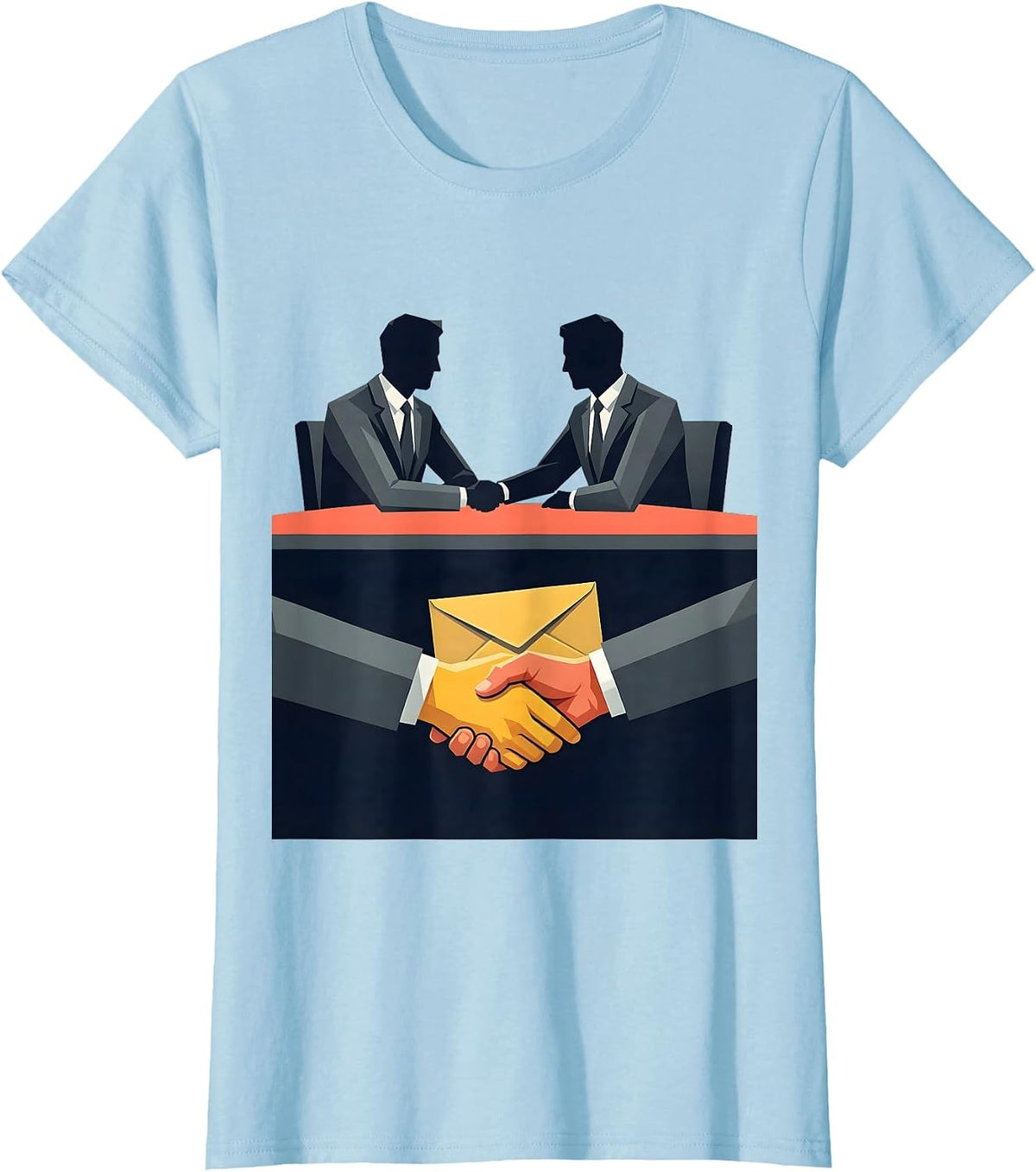 I Cant But I Know A Guy Backroom Deal T-Shirt - Baby Blue
