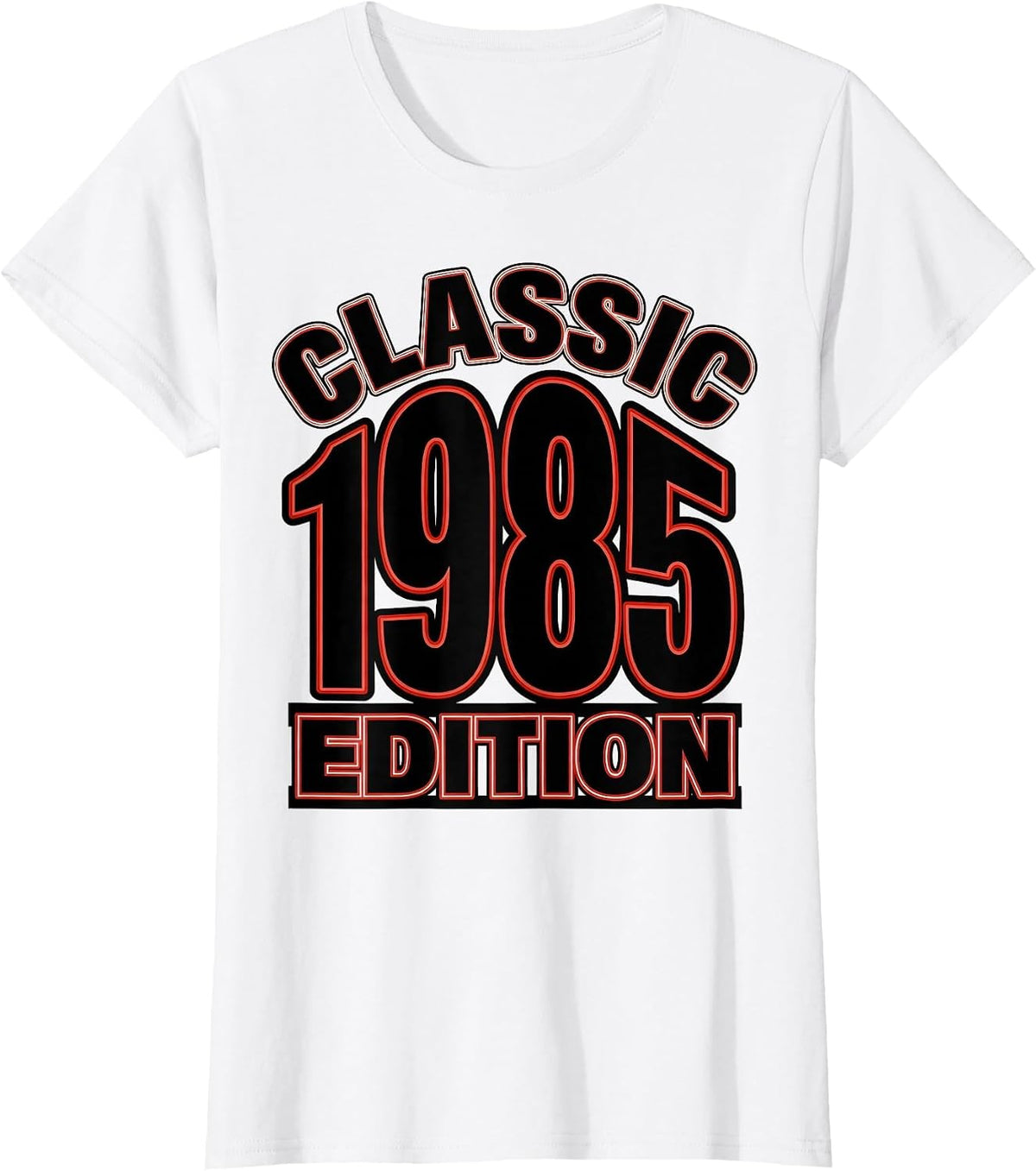 Classic 1985 Edition Vintage Birthday Design T-Shirt - White
