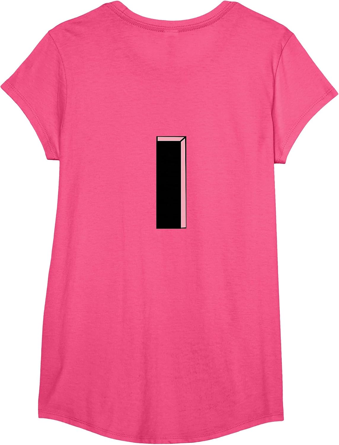 Pink Piggy Bank Original Halloween Costume T-Shirt - Girls Pink Heather