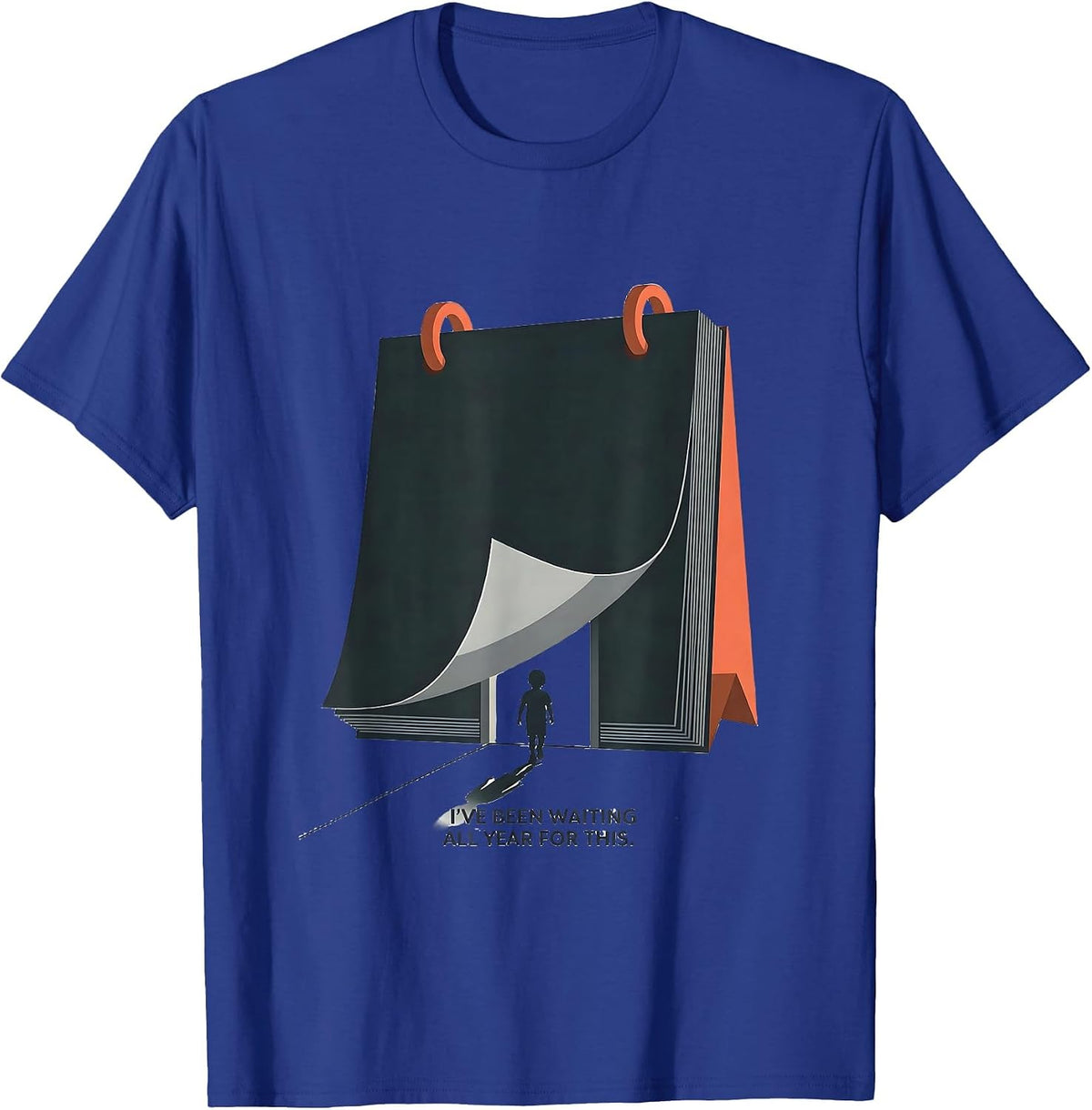 Men's I've Been Waiting All Year For This Teacher Back To School T-Shirt - Royal Blue