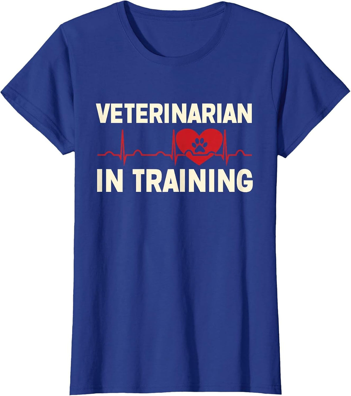 Future Veterinarian Veterinarian in Training T-Shirt - Royal Blue