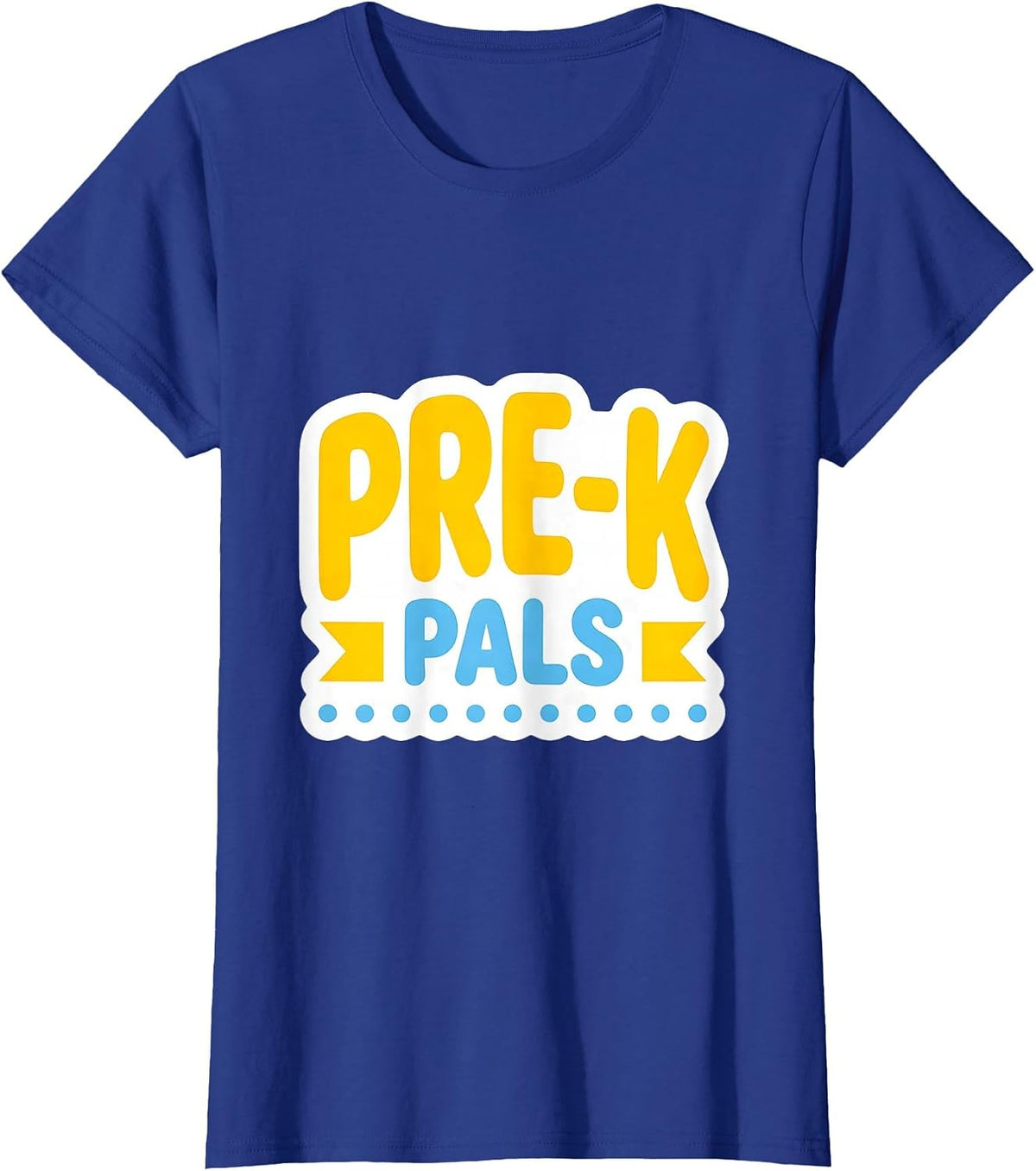 Women's Pre-K Pals Playful Back To School Teachers Students First T-Shirt - Royal Blue
