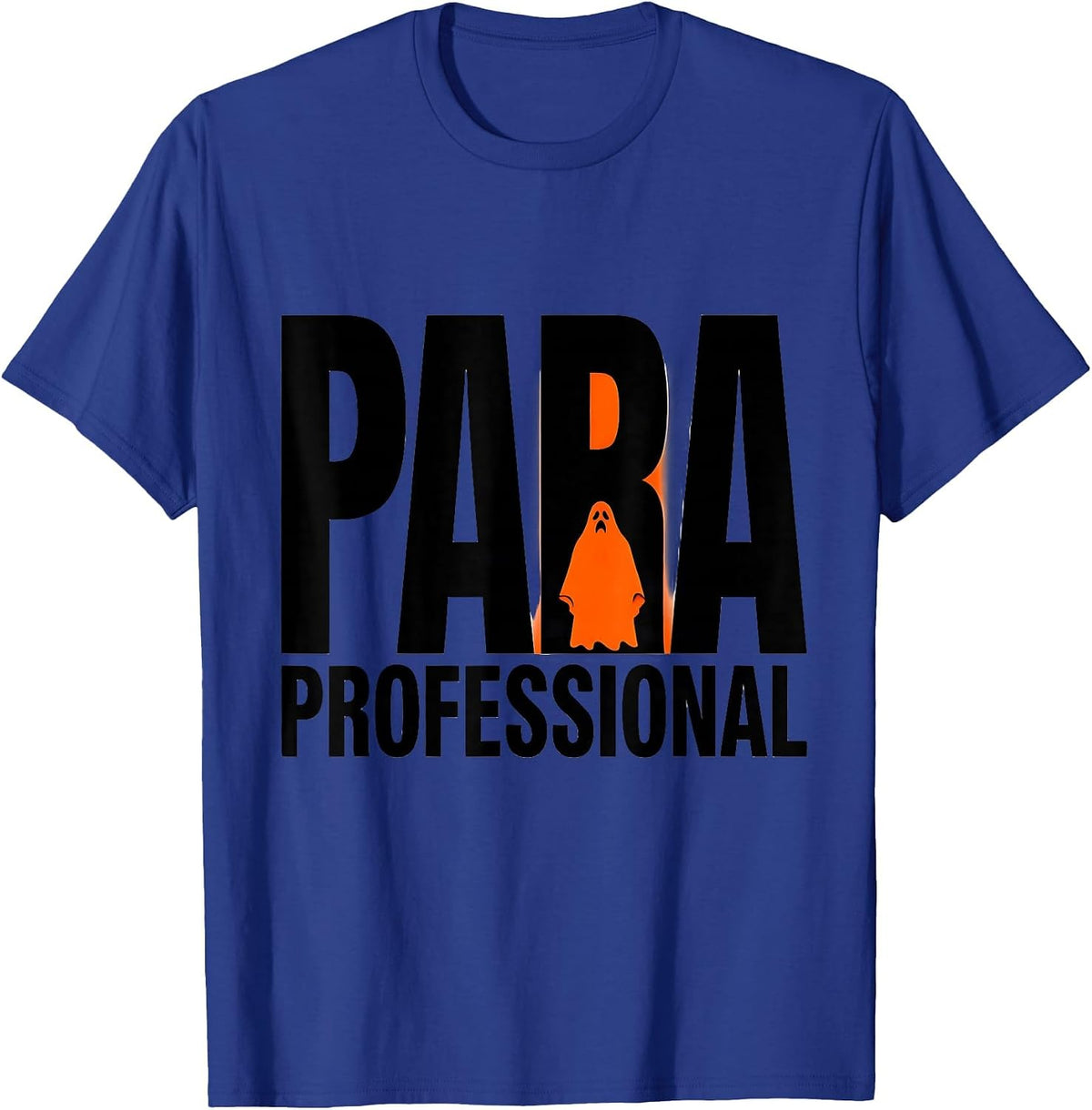 Para Professional New Wave Typography Halloween Costume T-Shirt - Royal Blue