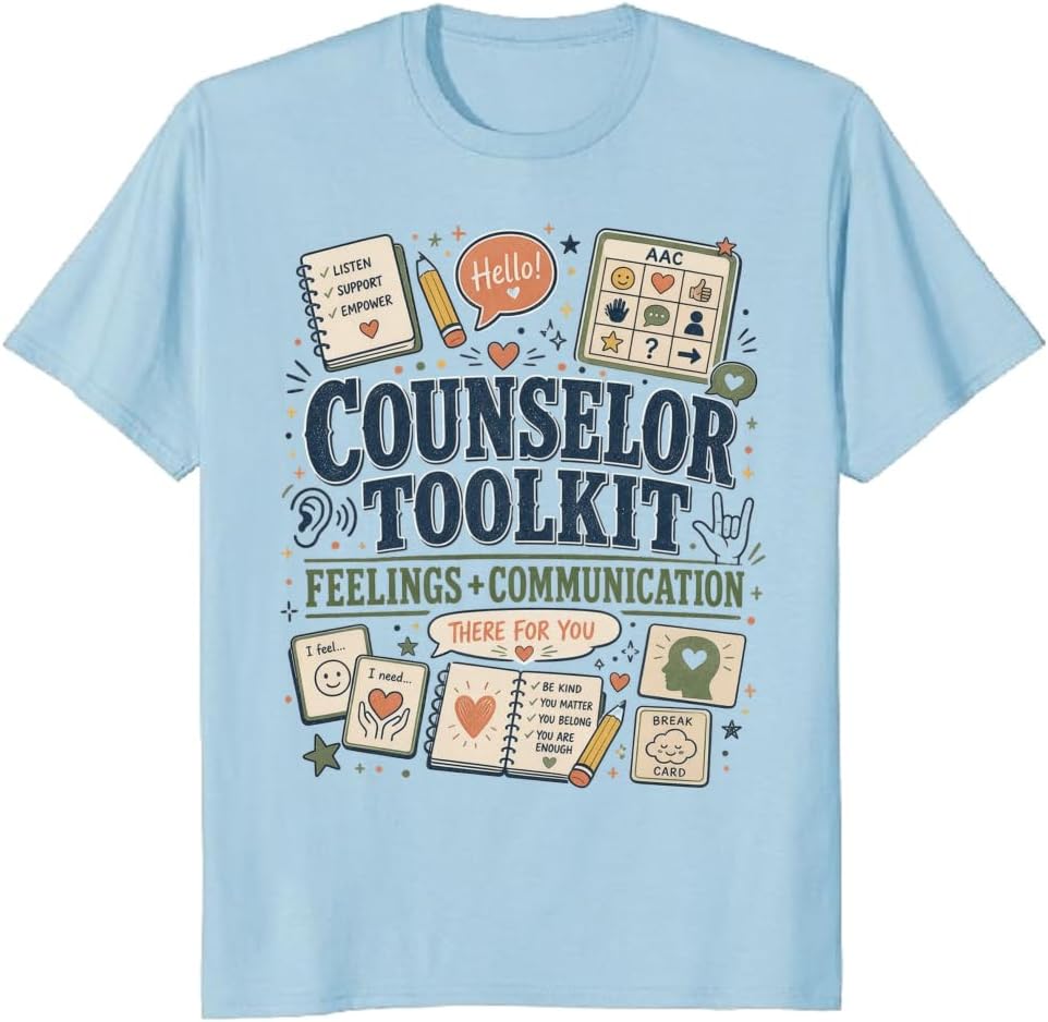 Counselor Crew You Matter School Kindness Mental Health Support T-Shirt - S5