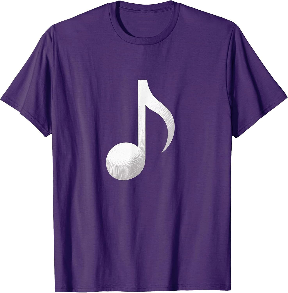 Funny Music Note Musical Clef for Funny Musicians T-Shirt - Purple