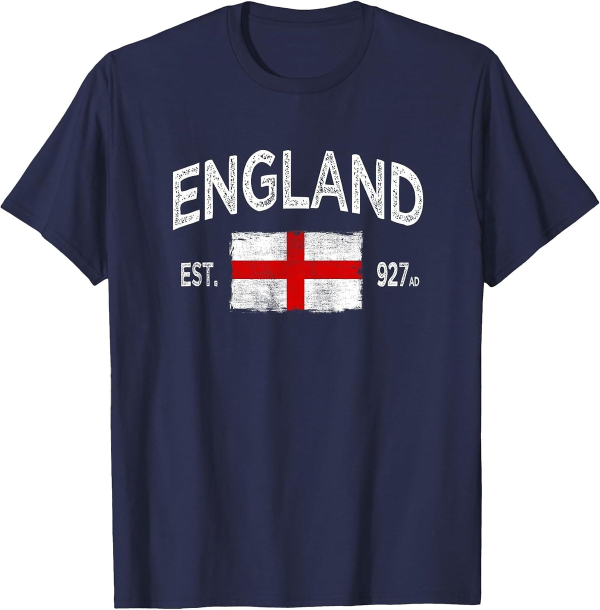 England English Flag T-Shirt - Navy Blue