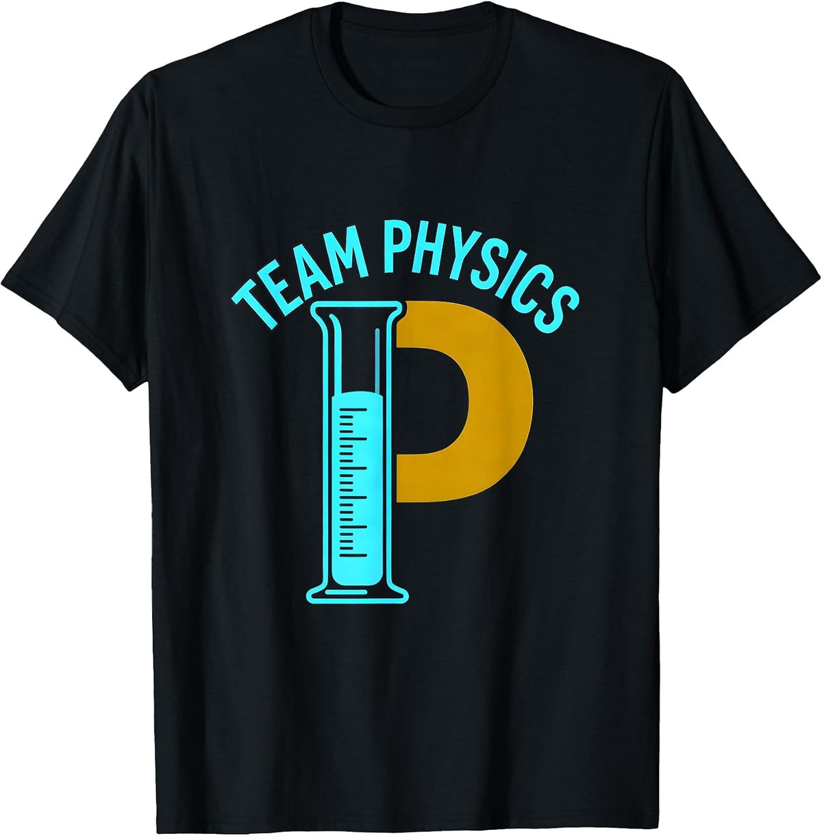 Men's Team Physics STEAM Teacher Science Tech STEM Pride T-Shirt - Black