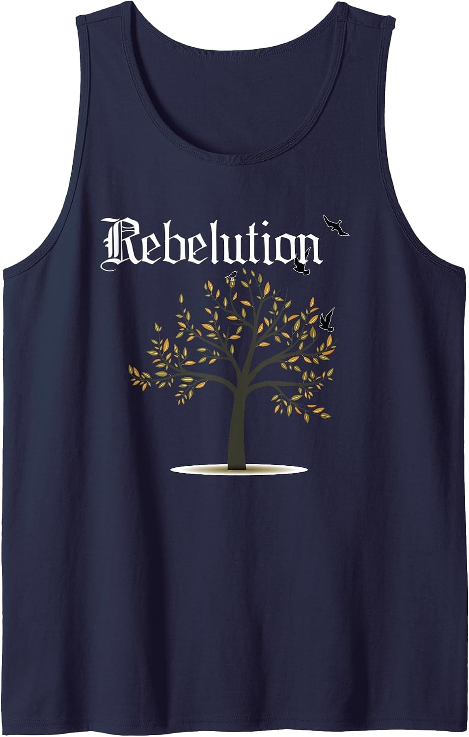 Rebelution Falling into Place Tank Top - Navy Blue