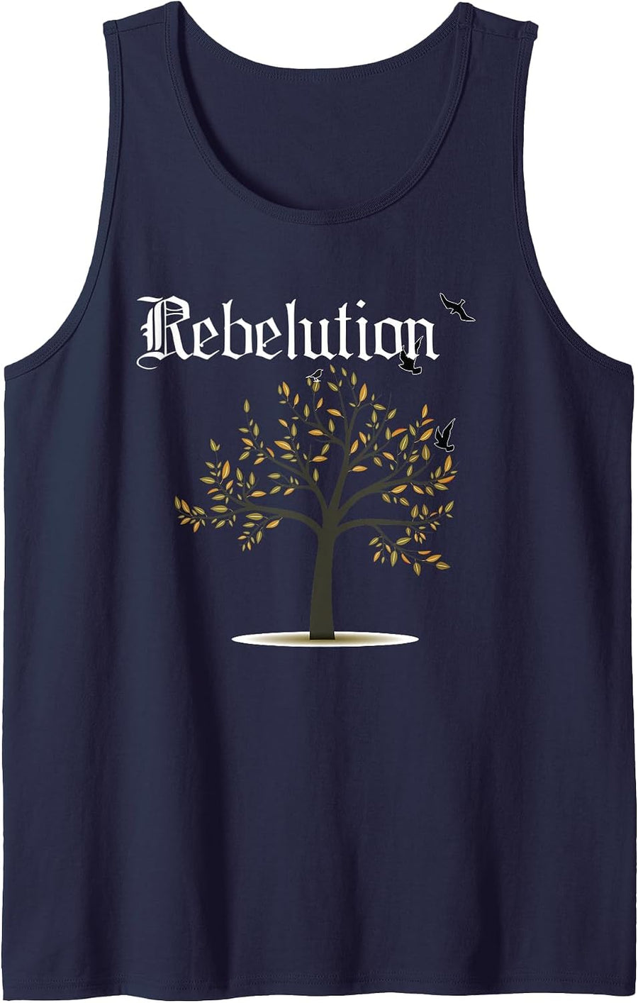 Rebelution Falling into Place Tank Top - Navy Blue