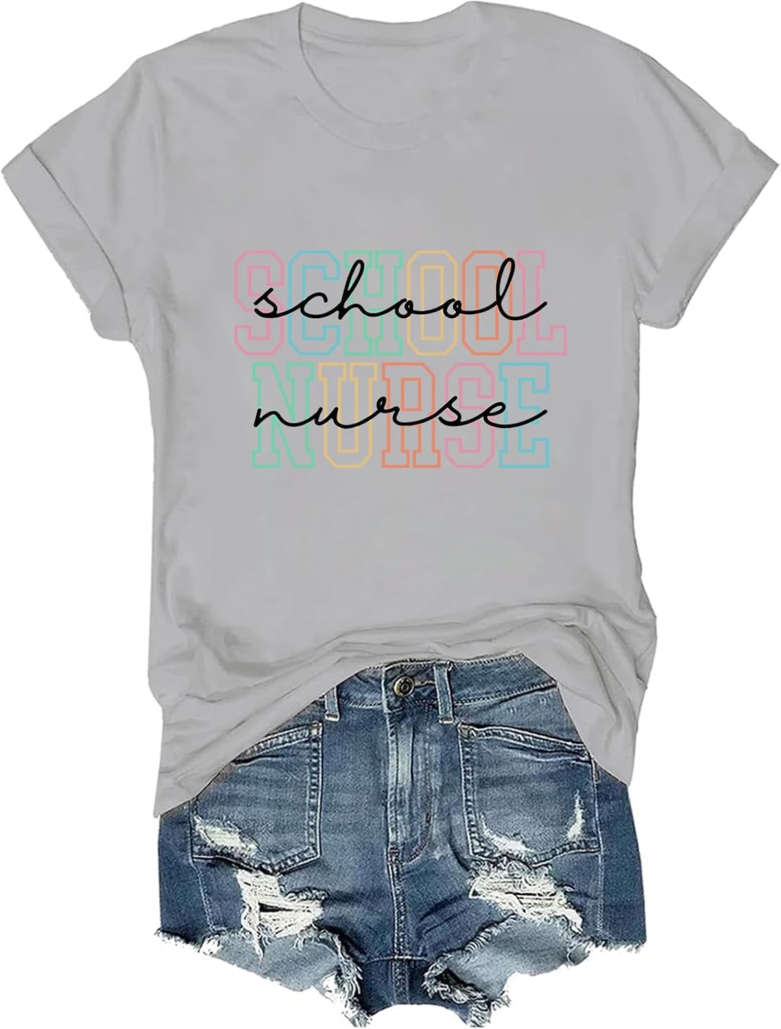 School Nurse Shirt Nurse Life T-Shirt - Grey