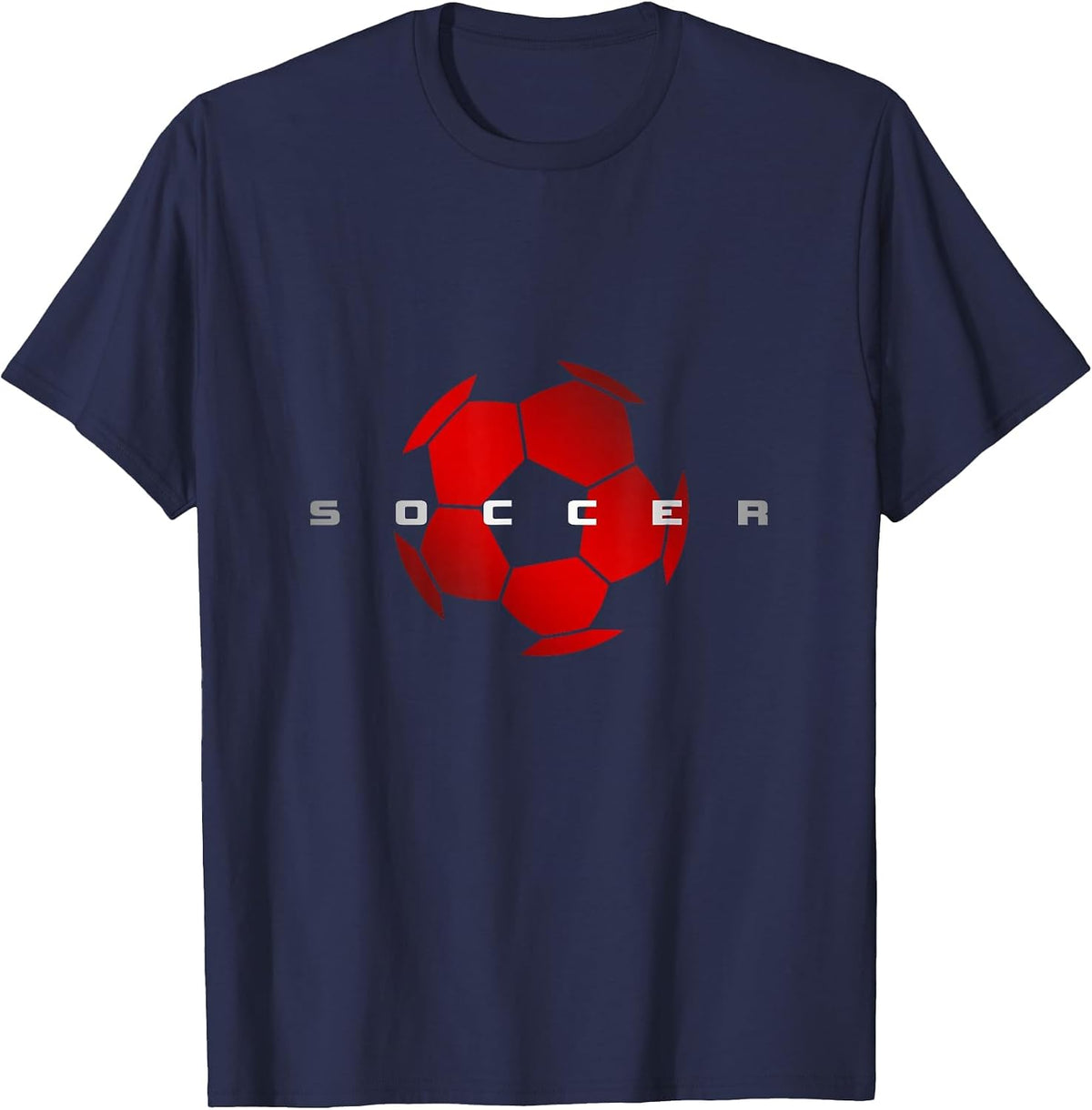 Soccer T-Shirt - Navy Blue